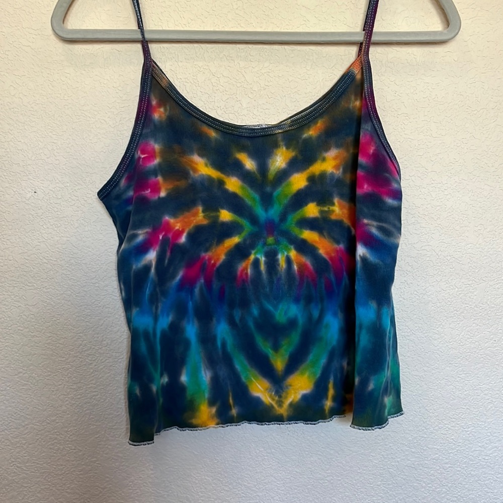 Cali Kind spaghetti strap tye dye